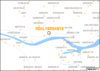 map of Novlyanskoye