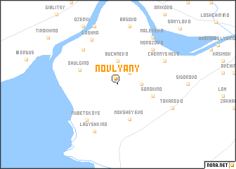 map of Novlyany