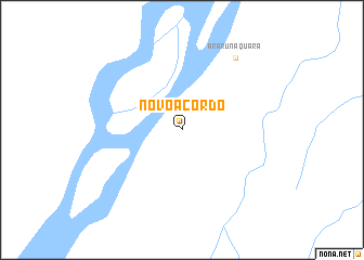 map of Novo Acôrdo