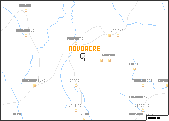 map of Novo Acre