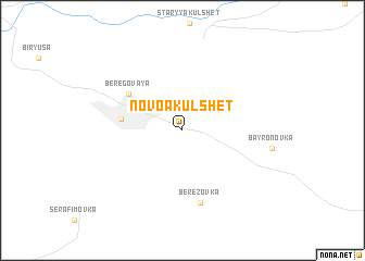 map of Novo-Akul\