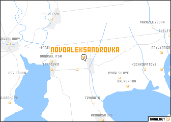 map of Novo-Aleksandrovka