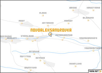 map of (( Novo-Aleksandrovka ))