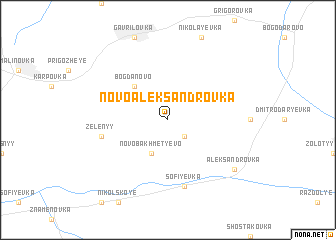 map of Novoaleksandrovka
