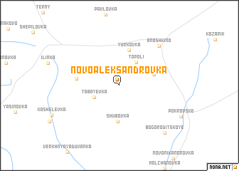 map of Novoaleksandrovka