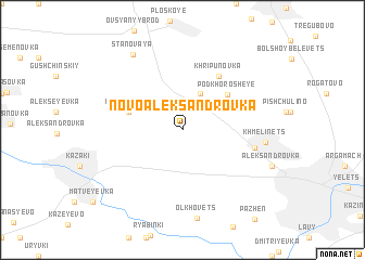 map of Novoaleksandrovka