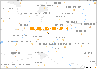 map of Novoaleksandrovka