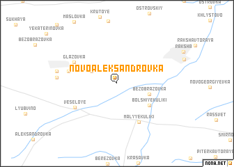 map of Novoaleksandrovka
