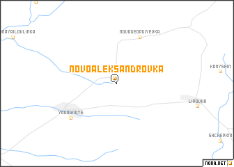 map of Novoaleksandrovka