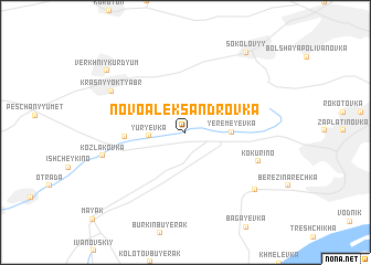 map of Novoaleksandrovka