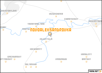 map of Novoaleksandrovka