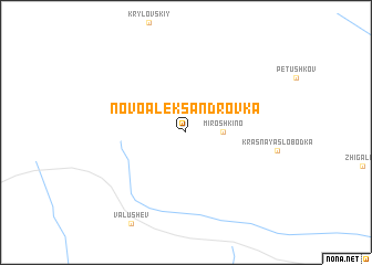 map of Novoaleksandrovka