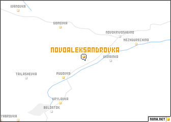 map of Novoaleksandrovka