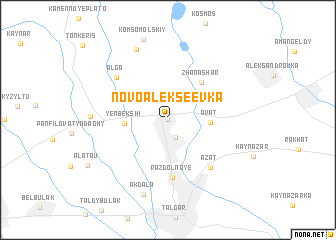 map of Novoalekseevka