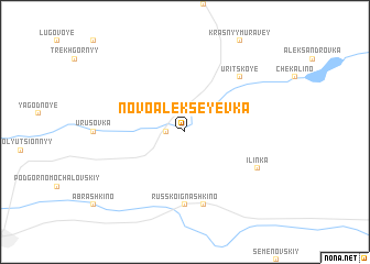 map of Novoalekseyevka