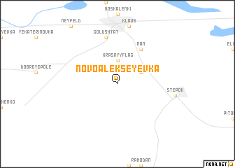 map of Novoalekseyevka