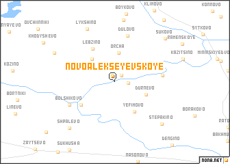 map of Novo-Alekseyevskoye