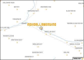 map of Novoallaberdino