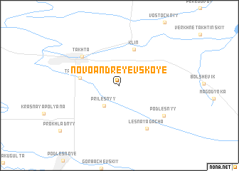 map of Novoandreyevskoye