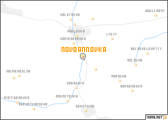 map of Novoannovka