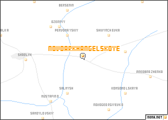 map of Novoarkhangel\
