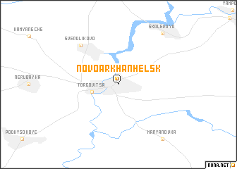 map of Novoarkhanhel\