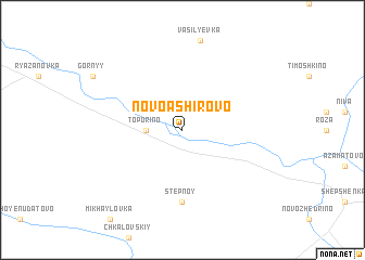 map of Novoashirovo