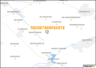 map of Novoatamanskoye