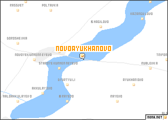 map of Novoayukhanovo