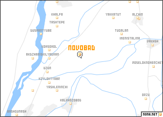 map of Novobad