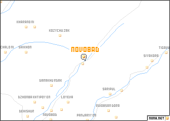 map of Novobad