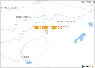 map of Novobaganënok