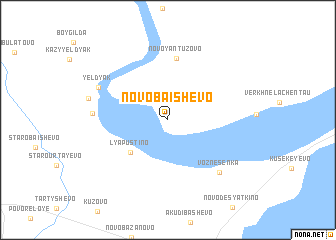 map of Novobaishevo