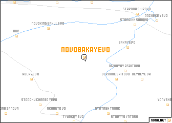 map of Novobakayevo
