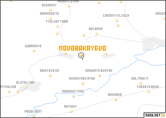 map of Novobakayevo