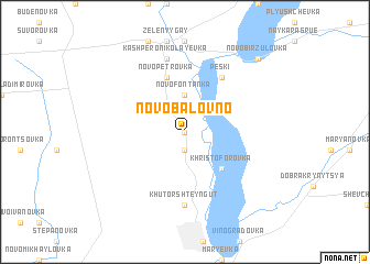 map of Novo-Balovno