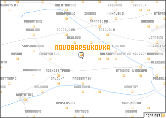 map of Novo-Barsukovka