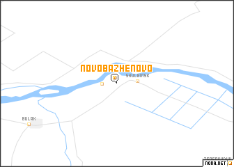 map of Novobazhenovo