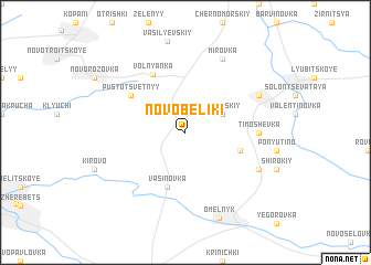 map of Novo-Beliki