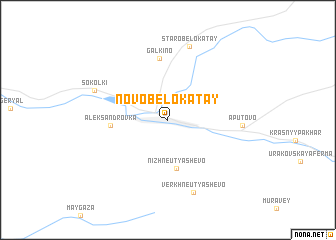 map of Novobelokatay