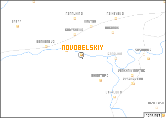 map of Novobel\