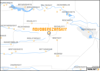 map of Novoberezanskiy