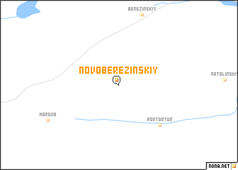 map of Novoberëzinskiy