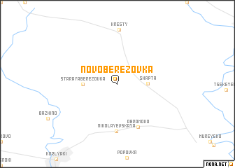 map of Novoberëzovka