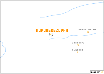 map of Novoberëzovka