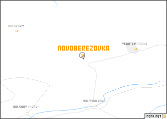 map of Novoberëzovka