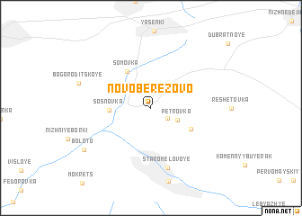 map of Novoberëzovo