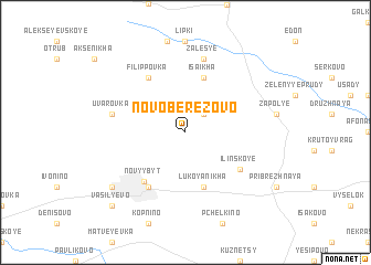 map of Novoberëzovo