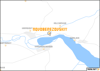 map of Novo-Berëzovskiy