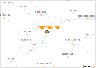map of Novobikkino
